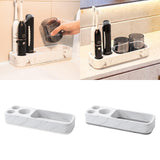 Maxbell Toothbrush Holder for Bathroom Electric Toothbrush Shelf Rack for Home Hotel White