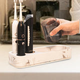 Maxbell Toothbrush Holder for Bathroom Electric Toothbrush Shelf Rack for Home Hotel White