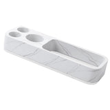 Maxbell Toothbrush Holder for Bathroom Electric Toothbrush Shelf Rack for Home Hotel White