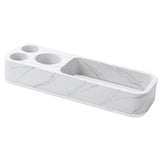 Maxbell Toothbrush Holder for Bathroom Electric Toothbrush Shelf Rack for Home Hotel White
