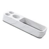 Maxbell Toothbrush Holder for Bathroom Electric Toothbrush Shelf Rack for Home Hotel Gray