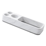 Maxbell Toothbrush Holder for Bathroom Electric Toothbrush Shelf Rack for Home Hotel Gray