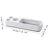 Maxbell Toothbrush Holder for Bathroom Electric Toothbrush Shelf Rack for Home Hotel Gray