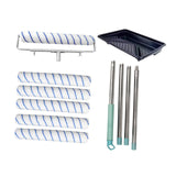 Maxbell Painting Roller Kit Complete Painting Tool Set Rollers and Frame Paint Brush