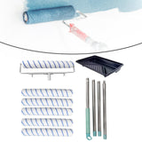 Maxbell Painting Roller Kit Complete Painting Tool Set Rollers and Frame Paint Brush