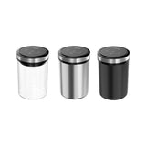 Maxbell Automatic Vacuum Coffee Canister Food Storage Container for Tea Coffee Beans black