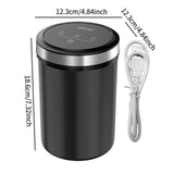 Maxbell Automatic Vacuum Coffee Canister Food Storage Container for Tea Coffee Beans black