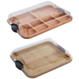 Maxbell Cheese Board Food Serving Tray Multipurpose Bread Board for Fruit Meat Bread Multi Slot