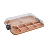 Maxbell Cheese Board Food Serving Tray Multipurpose Bread Board for Fruit Meat Bread Multi Slot