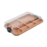 Maxbell Cheese Board Food Serving Tray Multipurpose Bread Board for Fruit Meat Bread Multi Slot