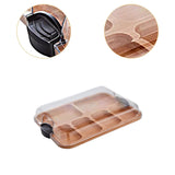 Maxbell Cheese Board Food Serving Tray Multipurpose Bread Board for Fruit Meat Bread Multi Slot