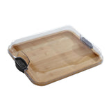 Maxbell Cheese Board Food Serving Tray Multipurpose Bread Board for Fruit Meat Bread Single Slot