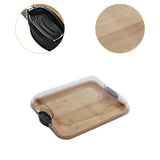Maxbell Cheese Board Food Serving Tray Multipurpose Bread Board for Fruit Meat Bread Single Slot