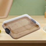 Maxbell Cheese Board Food Serving Tray Multipurpose Bread Board for Fruit Meat Bread Single Slot