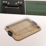 Maxbell Cheese Board Food Serving Tray Multipurpose Bread Board for Fruit Meat Bread Single Slot
