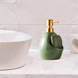Maxbell Soap Dispenser with Pump Hand Soap Dispenser Bottle for Hotel Outdoor Travel green