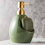 Maxbell Soap Dispenser with Pump Hand Soap Dispenser Bottle for Hotel Outdoor Travel green