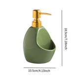 Maxbell Soap Dispenser with Pump Hand Soap Dispenser Bottle for Hotel Outdoor Travel green