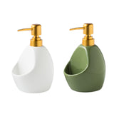 Maxbell Soap Dispenser with Pump Hand Soap Dispenser Bottle for Hotel Outdoor Travel green