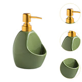 Maxbell Soap Dispenser with Pump Hand Soap Dispenser Bottle for Hotel Outdoor Travel green