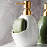 Maxbell Soap Dispenser with Pump Hand Soap Dispenser Bottle for Hotel Outdoor Travel white