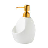 Maxbell Soap Dispenser with Pump Hand Soap Dispenser Bottle for Hotel Outdoor Travel white