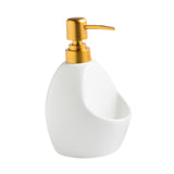 Maxbell Soap Dispenser with Pump Hand Soap Dispenser Bottle for Hotel Outdoor Travel white