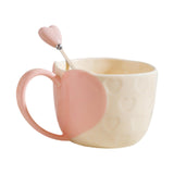 Maxbell Coffee Mug Funny Home Decoration Gifts Cute Coffee Cup for Dining Girls Pink