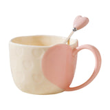 Maxbell Coffee Mug Funny Home Decoration Gifts Cute Coffee Cup for Dining Girls Pink