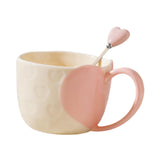 Maxbell Coffee Mug Funny Home Decoration Gifts Cute Coffee Cup for Dining Girls Pink