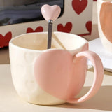 Maxbell Coffee Mug Funny Home Decoration Gifts Cute Coffee Cup for Dining Girls Pink