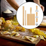 Maxbell Pasta Making Tool Set Rolling Pin Gnocchi Pasta Maker for Gifts Homemade DIY 6 Pieces