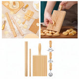 Maxbell Pasta Making Tool Set Rolling Pin Gnocchi Pasta Maker for Gifts Homemade DIY 6 Pieces