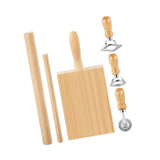 Maxbell Pasta Making Tool Set Rolling Pin Gnocchi Pasta Maker for Gifts Homemade DIY 6 Pieces