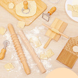 Maxbell Pasta Making Tool Set Rolling Pin Gnocchi Pasta Maker for Gifts Homemade DIY 7 Pieces