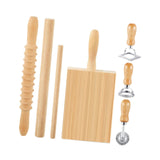 Maxbell Pasta Making Tool Set Rolling Pin Gnocchi Pasta Maker for Gifts Homemade DIY 7 Pieces