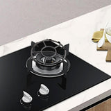 Maxbell Cast Iron Wok Rings Sturdy Pot Stand for Sauce Pans Camping Smaller Cookware