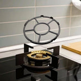 Maxbell Cast Iron Wok Rings Sturdy Pot Stand for Sauce Pans Camping Smaller Cookware