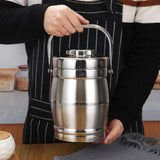 Maxbell Stainless Steel Lunch Box Thermal with Handle Bento Box for Work Travel Kids 1.6L