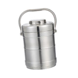 Maxbell Stainless Steel Lunch Box Thermal with Handle Bento Box for Work Travel Kids 2.0L