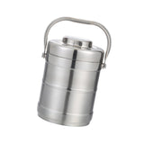 Maxbell Stainless Steel Lunch Box Thermal with Handle Bento Box for Work Travel Kids 2.0L