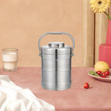 Maxbell Stainless Steel Lunch Box Thermal with Handle Bento Box for Work Travel Kids 2.0L