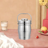 Maxbell Stainless Steel Lunch Box Thermal with Handle Bento Box for Work Travel Kids 2.2L