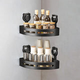 Maxbell Shampoo Storage Rack Organizer Shower Organizer for Living Room Shower 2Pcs with soap dish