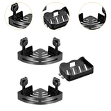 Maxbell Shampoo Storage Rack Organizer Shower Organizer for Living Room Shower 2Pcs with soap dish