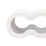 Maxbell Wine Bottle Holder Decorative Wine Rack Organizer for Bar Restaurant Desktop white