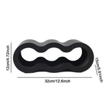 Maxbell Wine Bottle Holder Decorative Wine Rack Organizer for Bar Restaurant Desktop black