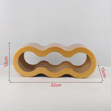Maxbell Wine Bottle Holder Decorative Wine Rack Organizer for Bar Restaurant Desktop gold