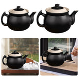 Maxbell Ceramic Teapot Loose Leaf Tea Pot and Lid for Home Kitchen Boiling Hot Water 2.3L