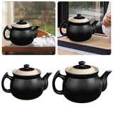 Maxbell Ceramic Teapot Loose Leaf Tea Pot and Lid for Home Kitchen Boiling Hot Water 2.3L